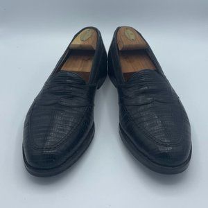 Mezlan Snakeskin Loafers